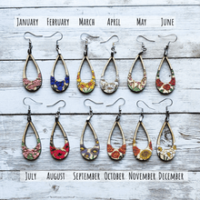 Load image into Gallery viewer, MOTHER'S DAY FREE Gift - Birth Month Earrings