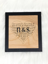 Load image into Gallery viewer, 1 Corinthians 13 Love is Wooden Sign