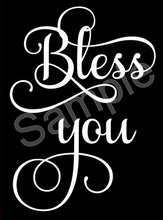 Load image into Gallery viewer, Bless You Jar DECAL (Jar NOT included)