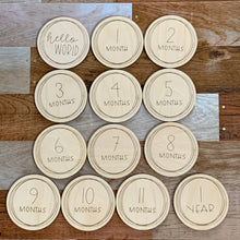 Load image into Gallery viewer, Baby Monthly Milestones