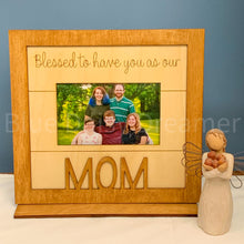 Load image into Gallery viewer, Blessed to have you as shiplap frame
