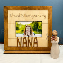 Load image into Gallery viewer, Blessed to have you as shiplap frame