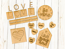 Load image into Gallery viewer, Valentine's Day Tier Tray DIY kit