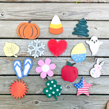 Load image into Gallery viewer, Unpainted Seasonal Interchangeable Pieces