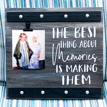 Load image into Gallery viewer, Wood Sign with Photo Clip