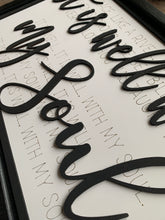 Load image into Gallery viewer, It is Well With My Soul Framed Sign
