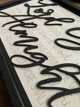 Load image into Gallery viewer, Lord God Almighty Framed Sign