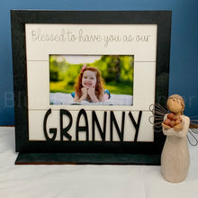 Load image into Gallery viewer, Blessed to have you as shiplap frame