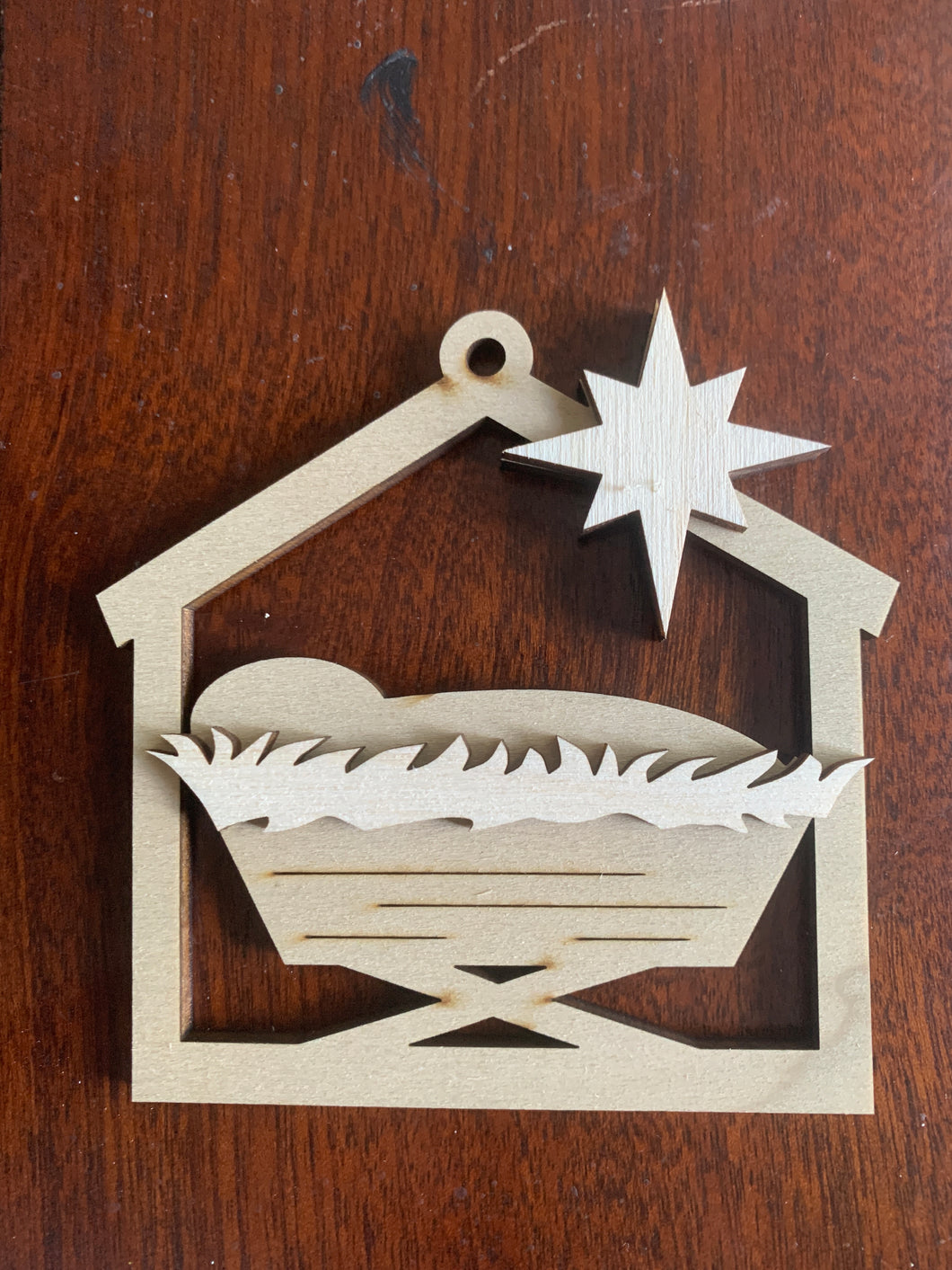 Wholesale Baby Jesus in Manger Ornament