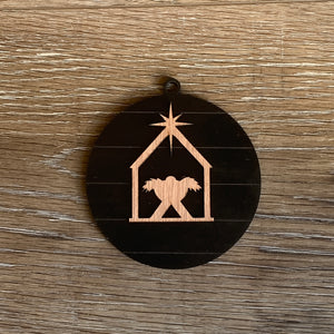 Wholesale round manger ornament