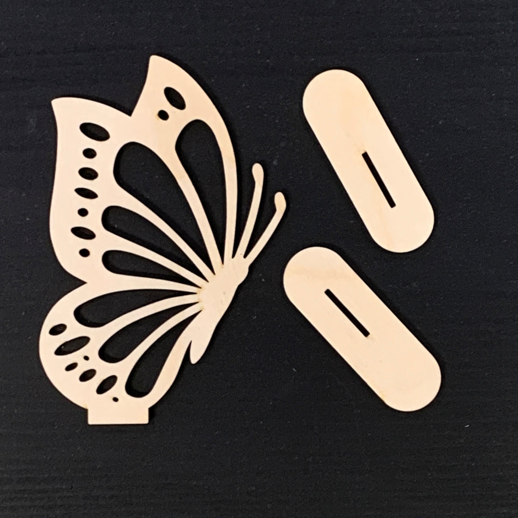 Wooden Butterfly with stand