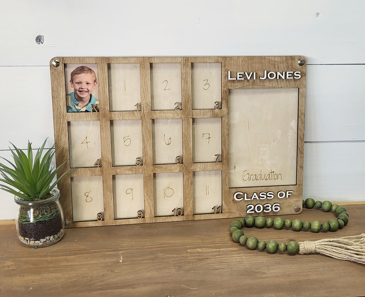 K12 Class Picture Photo Frame â Blue Daisy Dreamer