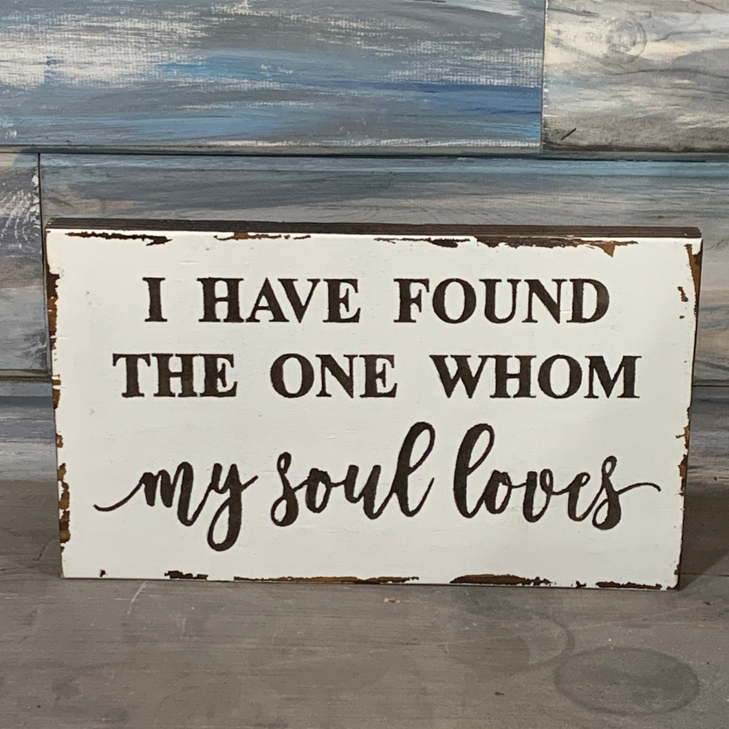 I have found the one sign