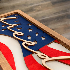 Patriotic Flag Freedom sign