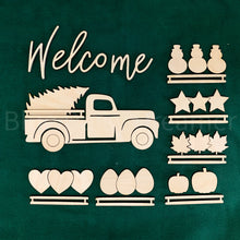 Load image into Gallery viewer, Wholesale DIY Red Truck Interchangeable Sign Kit
