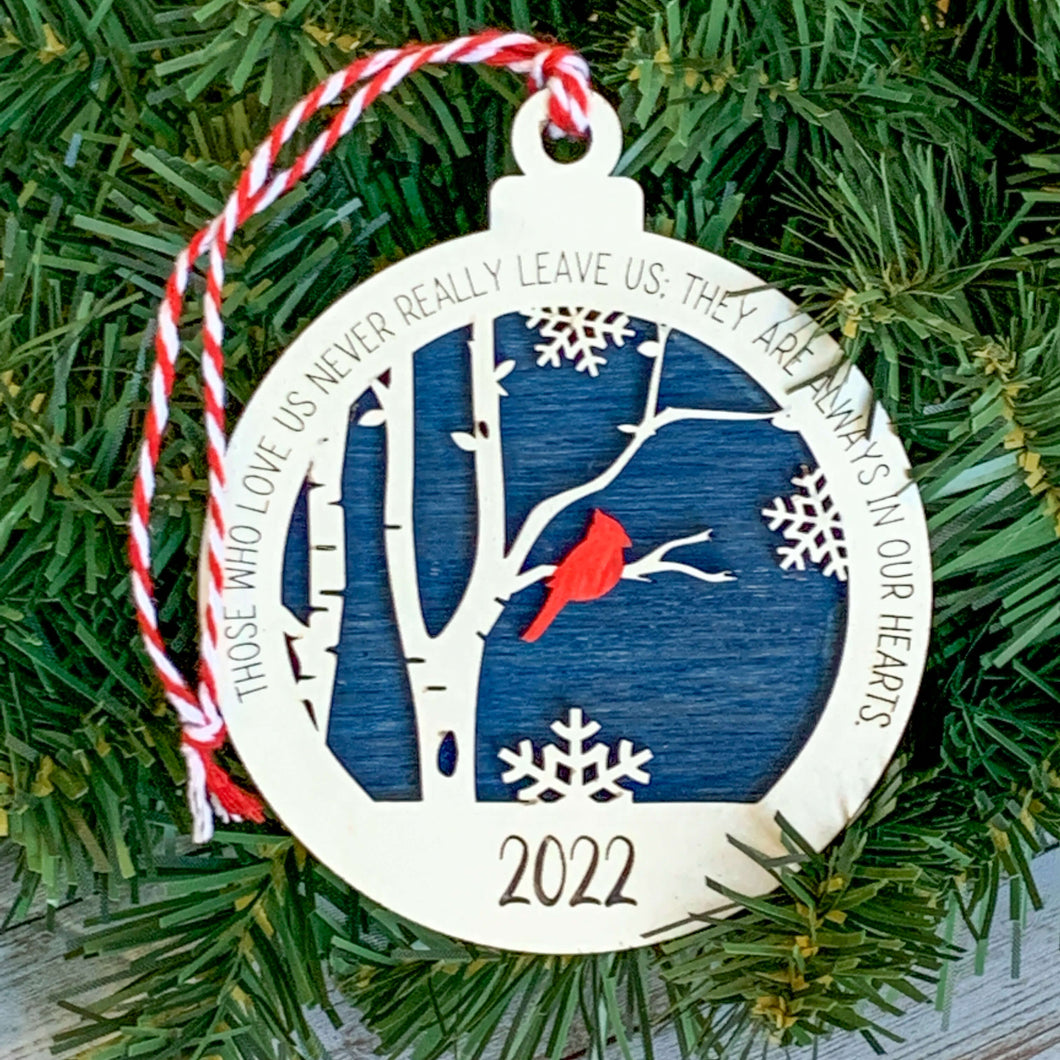 Cardinal Memorial Ornament