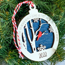 Load image into Gallery viewer, Cardinal Memorial Ornament
