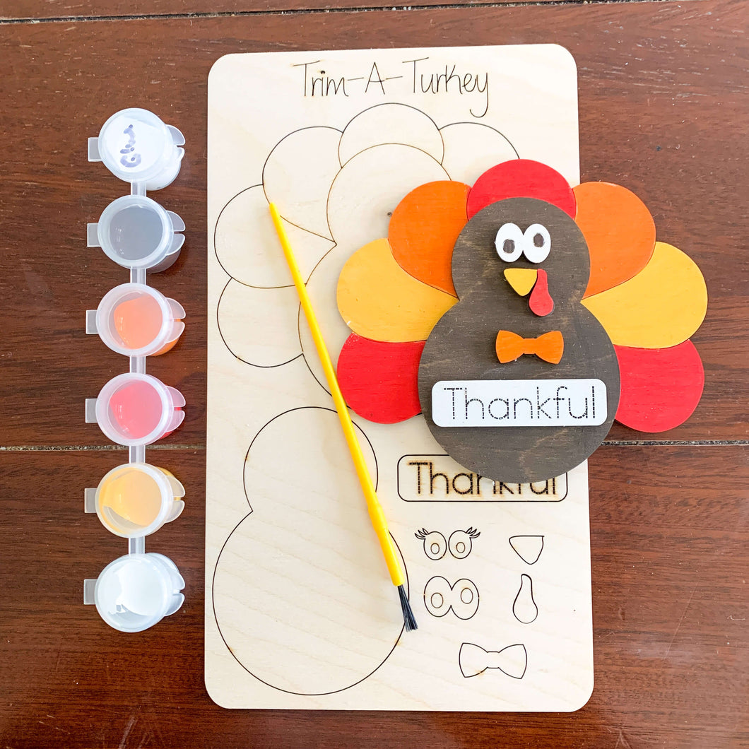 Trim Your Own Turkey Craft Activity