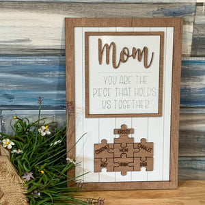 Custom Mother's Day Puzzle Sign
