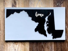 Load image into Gallery viewer, Maryland Outline Sign
