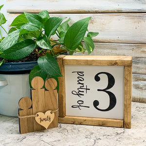 Wooden Block Family - Party of shelf sitter BUNDLE