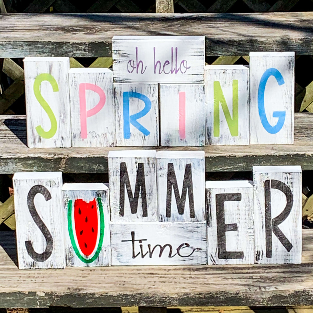 Reversible Spring/Summer Blocks
