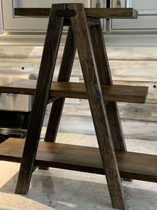 Mini wooden ladder