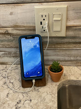 Load image into Gallery viewer, Wood Cell Phone Stands With Monogram
