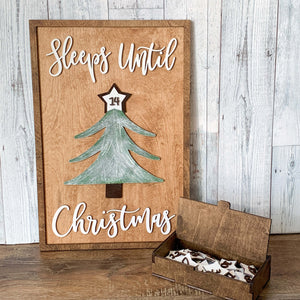 Sleeps Until Christmas Countdown