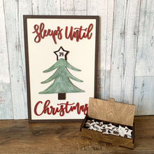 Load image into Gallery viewer, Sleeps Until Christmas Countdown
