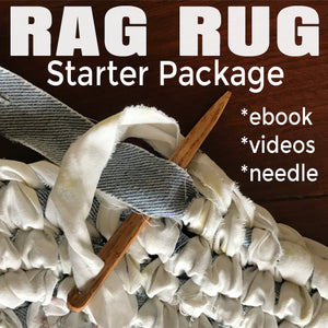 Rag Rug Starter Package: eBook, Videos and Needle