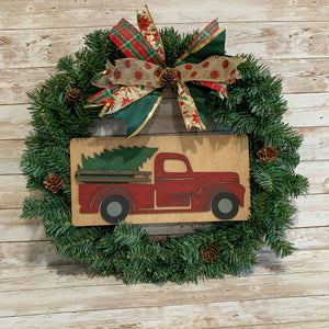 Red Truck Wreath
