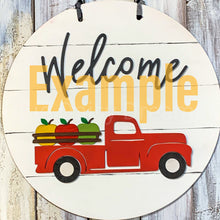 Load image into Gallery viewer, Add on unfinished pieces for DIY Red Truck Interchangeable Sign
