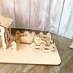 DIY Wooden Nativity Kit