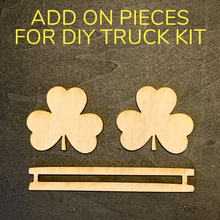 Load image into Gallery viewer, Add on unfinished pieces for DIY Red Truck Interchangeable Sign
