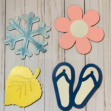 Load image into Gallery viewer, Seasonal Interchangeable Pieces for HOME sign
