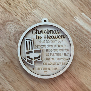 Wholesale Christmas in Heaven ornament