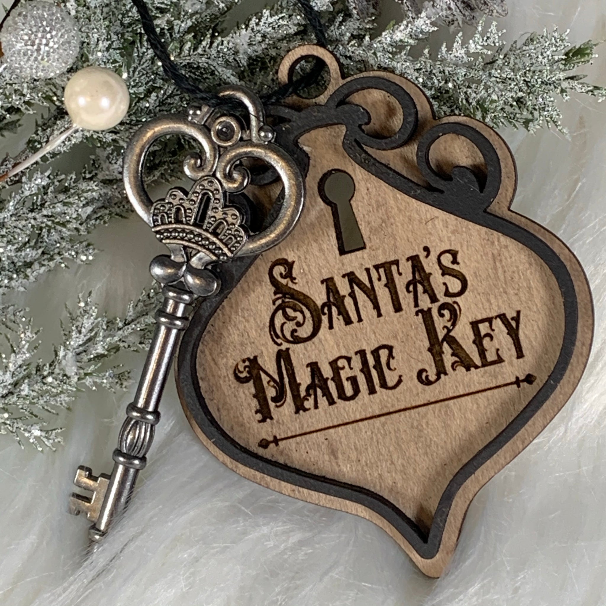 Santa's Magic Key Ornament – Blue Daisy Dreamer
