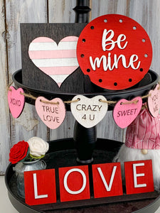 Valentine's Day Tier Tray DIY kit