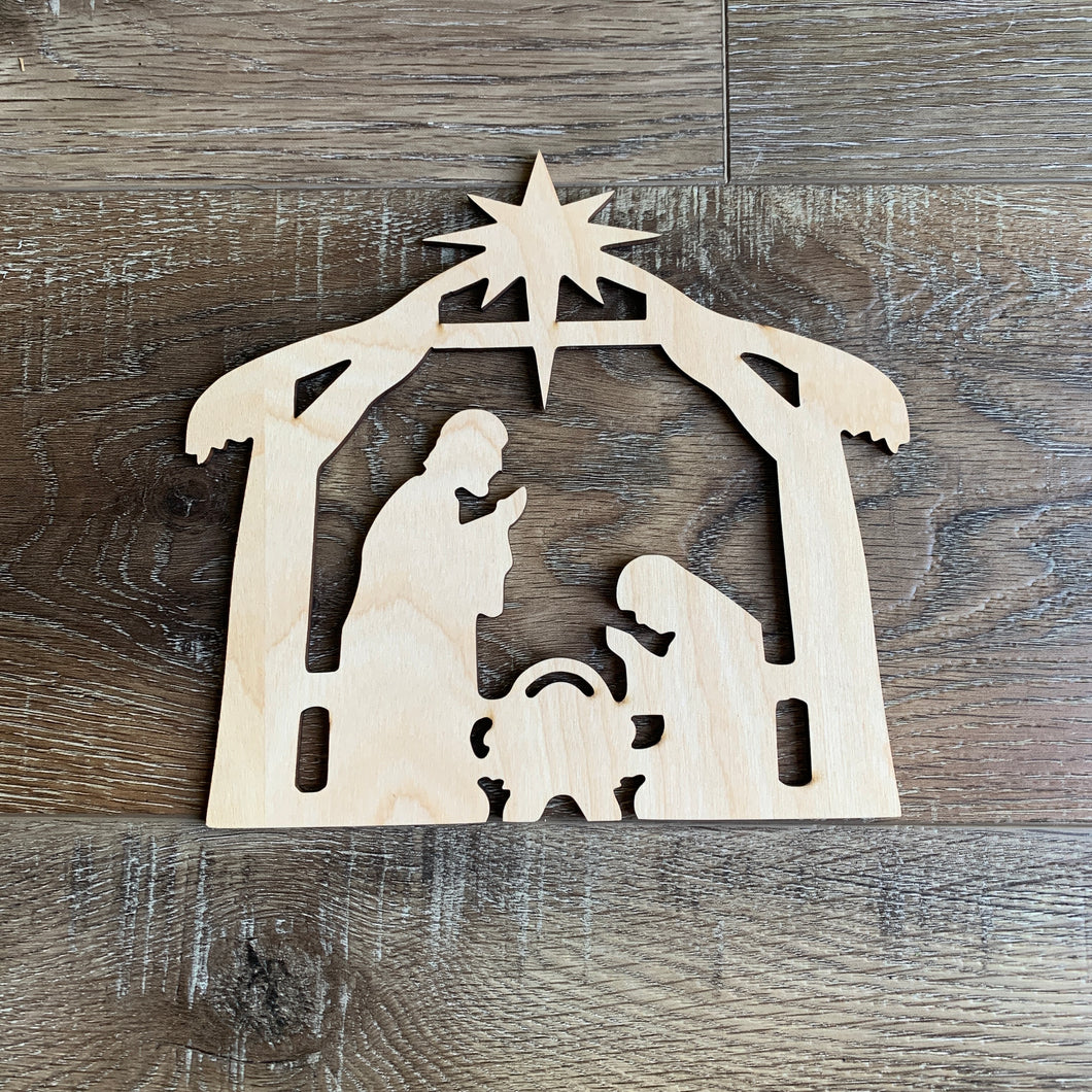 Wholesale wood nativity
