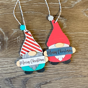 Gnome Orrnaments Set of 2
