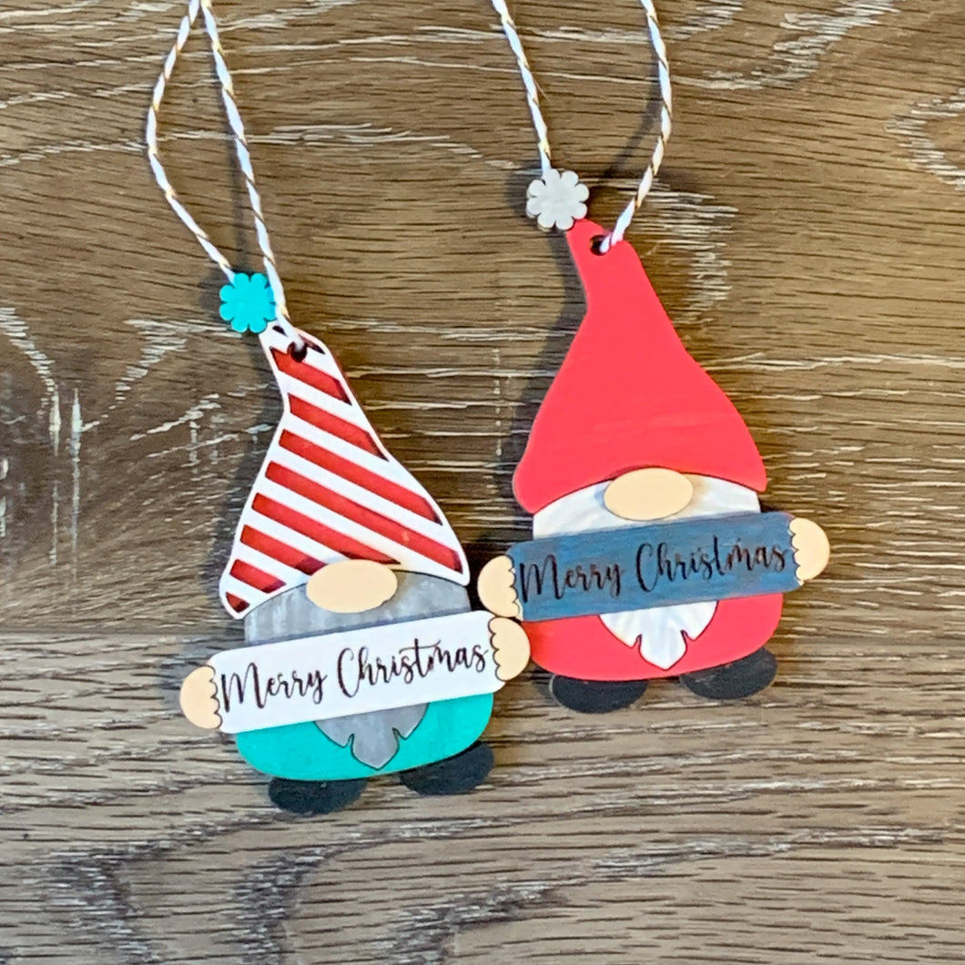 Gnome Orrnaments Set of 2