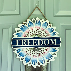 Sunflower Door Hanger Sign