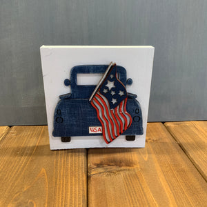 Patriotic Truck Shelf sitter