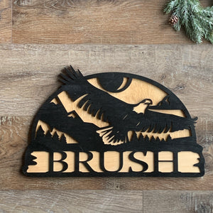 Eagle Name Sign