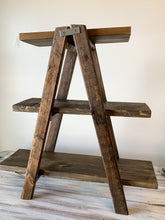 Load image into Gallery viewer, Mini wooden ladder
