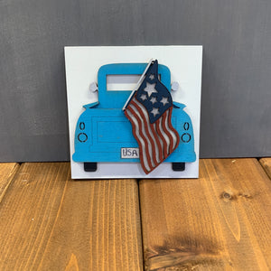 Patriotic Truck Shelf sitter