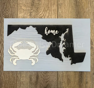 Maryland Outline Sign