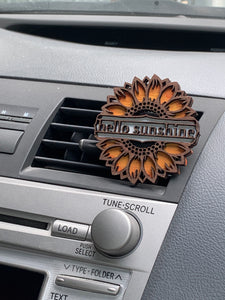 Sunflower Air Vent Clip