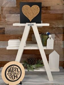 Mini wooden ladder
